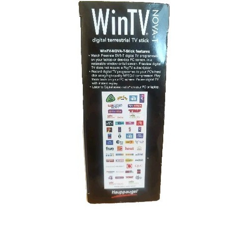 Hauppauge WinTv Nova-T Digital USB TV stick Watch & Record On PC Factory Sealed - Picture 3 of 4