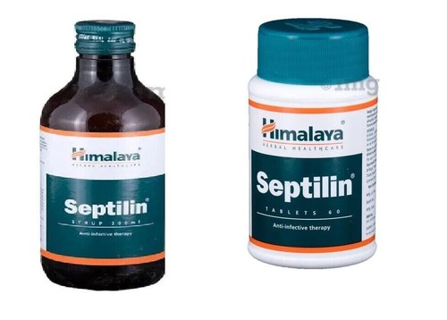 Himlaya Combo Pack of Septilin Tablet (60) & Syrup (200ml) FREE SHIP 2026 EXPIRY