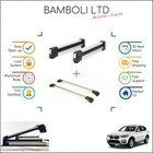 Jeu porte-skis 19" et barre transversale argentée Bamboli pour Bmw X3 2018 - Jusqu'à 4 pièces