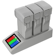 Drone Battery 3-Way Charger LCD Screen Display Hub for DJI MINI 3/3 Pro/4 Pro
