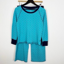 Mudd Sleep Y2K Pajama Set Women's Size Large in Blue Vintage