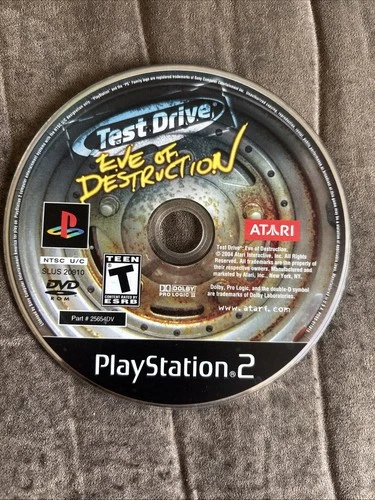 Test Drive: Eve of Destruction PS2 Disc Only. Tested And Working