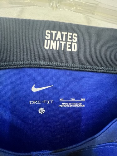 Camiseta de fútbol visitante Nike 2022 equipo EE. UU. para mujer estadio DN0671-452 para hombre talla 2XL nueva - Imagen 3 de 13