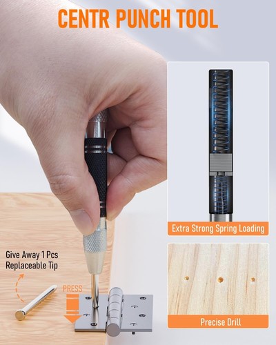 Carpenter Pencils Mechanical 18 Pack Refill Marking Tools for Woodworking - Foto 8 di 9