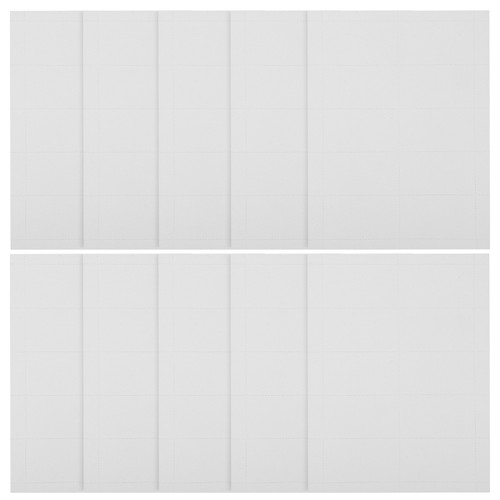 10 Blatt Visitenkarten Druckpapier Büro Drucker Lager Blanko Karten - Bild 10 von 12