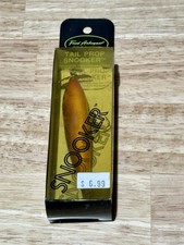 Arbogast Snooker Topwater Balsa Wood Double Prop New on box 3-1/2" 3/8 oz Rare