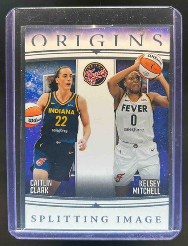 2024 Panini Origins WNBA Caitlin Clark Kelsey Mitchell Splitting Image #7
