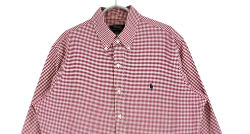Polo Ralph Lauren Hombres Informal Calce Ajustado Elastizado Camisa Oxford Talla L - Imagen 3 de 8