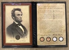 1909 VDB 🔥 Coin Set Lincoln Penny US Commemorative Gallery Leather Disply C13