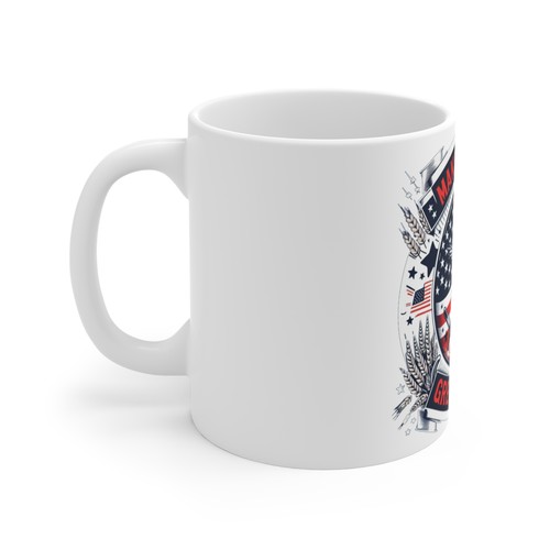 Patriotic Coffee Mug - Make America Great Again, Political Gift, USA Flag [...] - Picture 3 of 5
