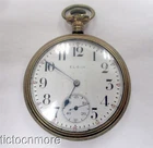 ANTIQUE ELGIN NATIONAL GRADE 293 MODEL 7 7j OPENFACE 16s POCKET WATCH 1914