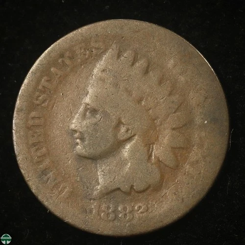 1882 Indian Head Small Cent - AG Details