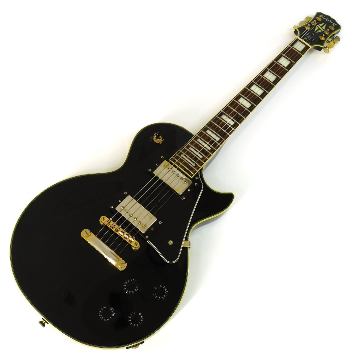 Epiphone Les Paul Custom Ebony Electric Guitar #BE02920 | eBay