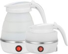 Foldable Electric Travel Kettle - Portable and Convenient Silicone Collapsible 