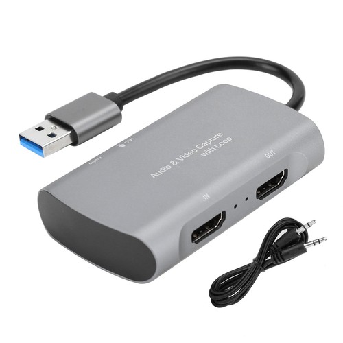 Videoaufnahmekarte 4K Auf USB2.0 1080P Spiel Live Silbergrau Kost CHP - Afbeelding 4 van 17