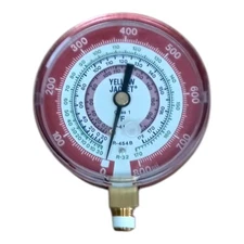 Yellow Jacket 49117 A2L Red High Side Replacement Manifold Gauge for