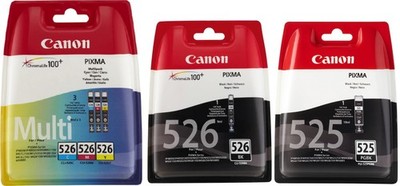 Original CANON PGI-525 CLI-526 5er Set  Multipack Tintenpatronen Angebot Neu!
