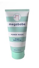 MegaBabe Power Wash Soapy Body Scrub 6fl oz. Brand New Unused