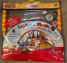 3-D Activity Gym Tiny Love Gymini Super Deluxe Infant Playmat Lights & Sounds