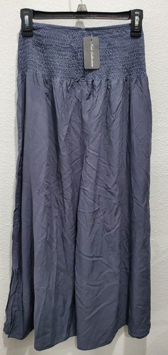 NALI COLLECTION WOMEN'S WIDE LEG PALAZZO PANTS STRETCH WAIST PULL ON L/XL - Picture 4 of 6