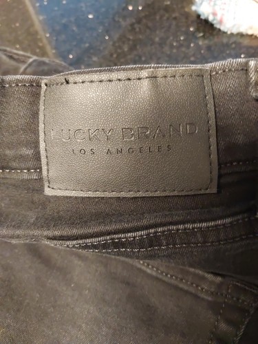 Lucky Brand 410 Pantalone Jeans Sportivo Dritto Uomo 34x32 Nero Chino Elasticizzato - Foto 4 di 22