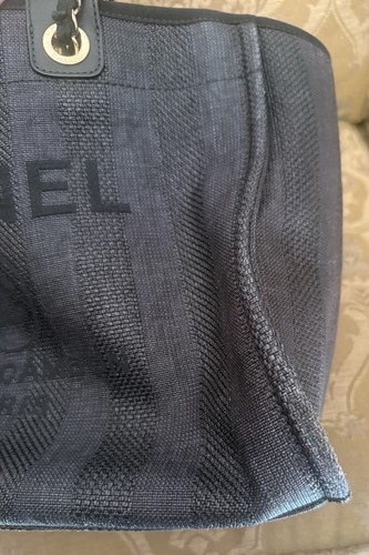 Chanel Deauville Tote Shopping Bag black - Picture 18 of 19
