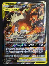 Reshiram & Charizard GX Holo Promo Card SM201 Sun and Moon