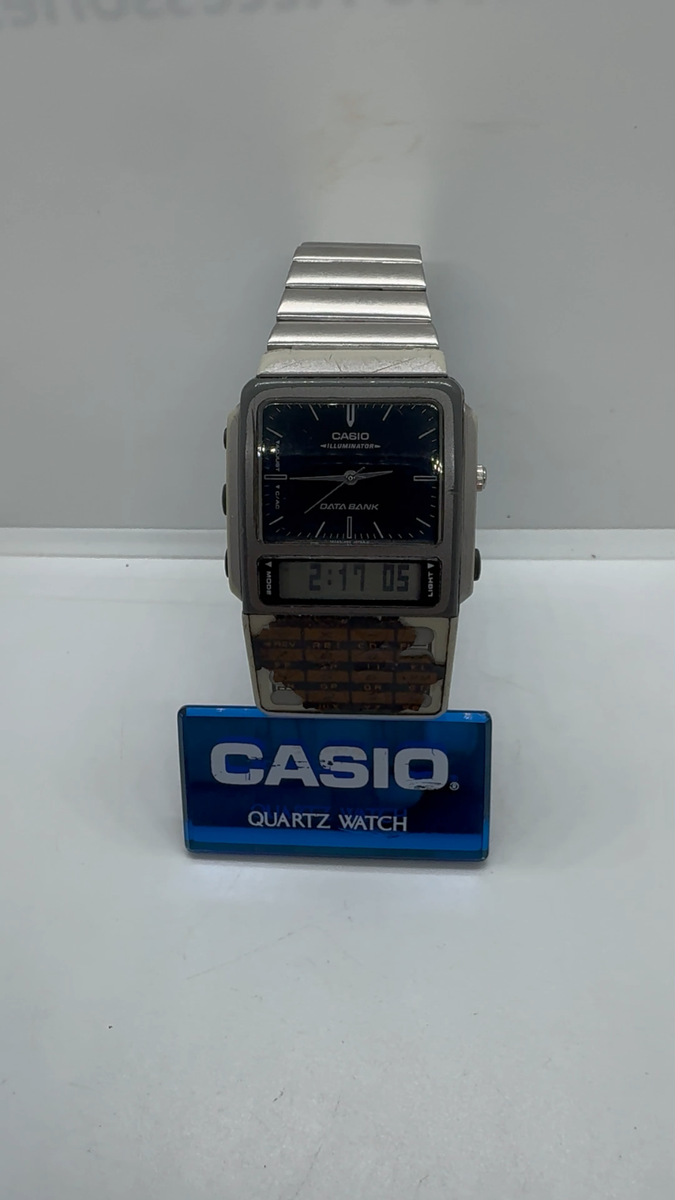 Casio Illuminator ABC-30 Data Bank Module 2332 Vintage Men's Wrist