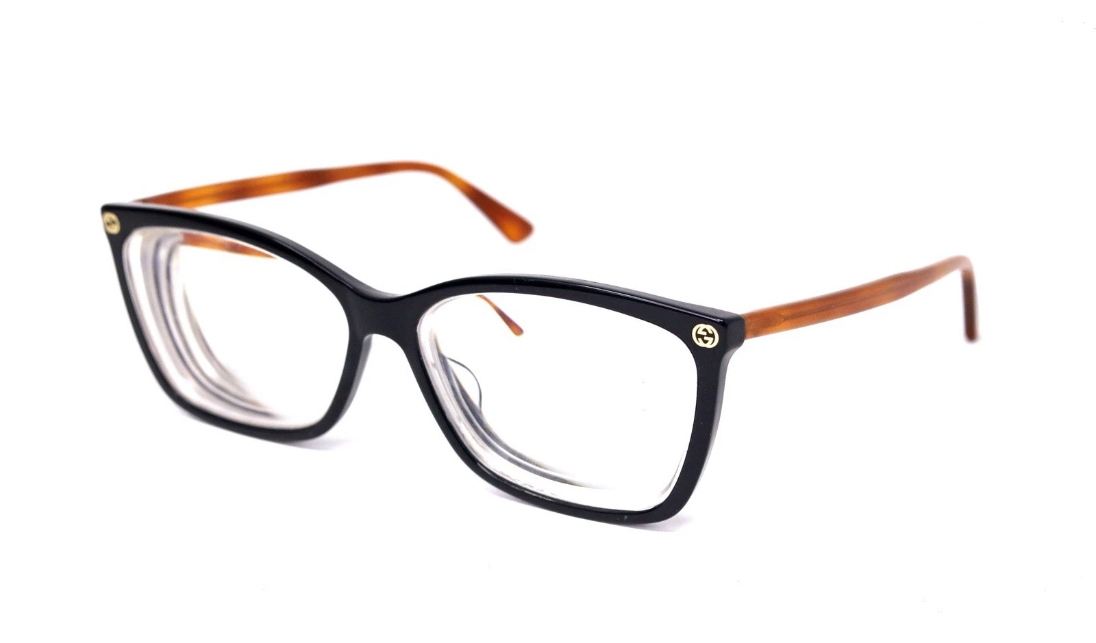 Gucci GG0025O 003 56/14 140 Black Havana Women’s Eyeglasses A2064