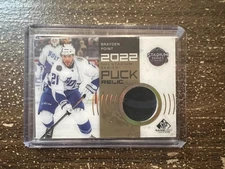 2022-23 SP Game Used Hockey Brayden Point NHL Stadium Series Puck Relic