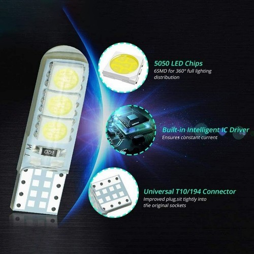 Enhance Visibility with 2X 5050 6SMD LED Bulbs for Front Placement - Picture 4 of 7