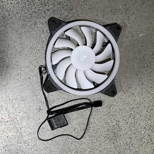 120mm PC Case Fan 12V Big 4p + 3p 1200rpm RGB Desktop Computer Heat Colorful Fan - Afbeelding 13 van 19