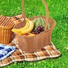  Hand-Woven Basket Handmade Handle Basket Creative Storage Holder Portable