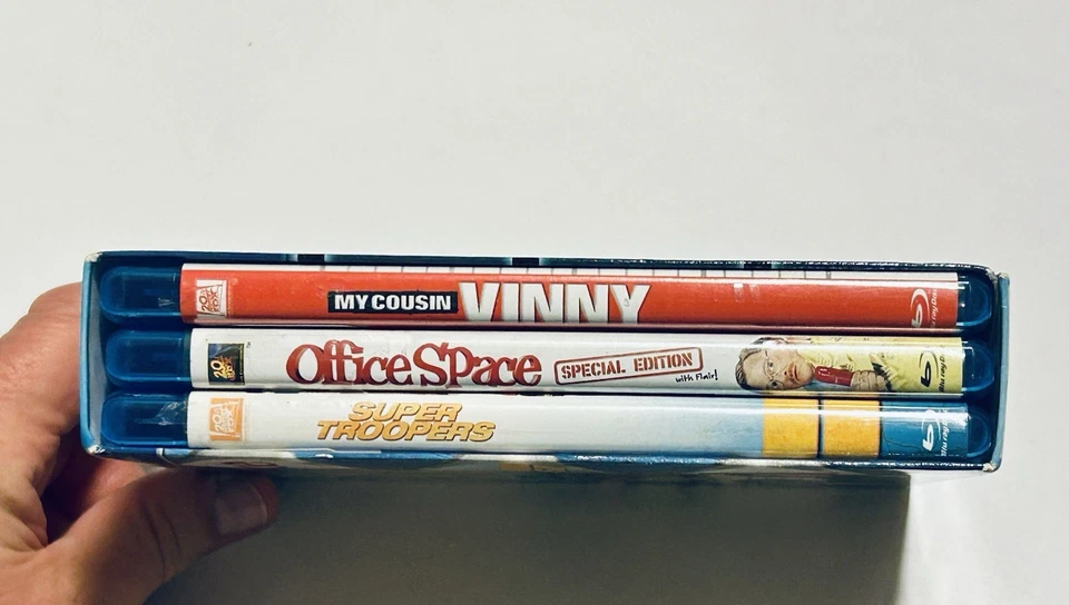 Office Space/Super Troopers /My Cousin Vinny (Comedy Collection), 3 BluRay Set Foto 3 de 4
