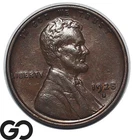 1928-S Lincoln Cent Wheat Penny, Choice Unc+