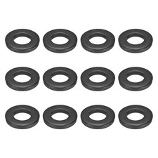 12 Pcs Carbon Steel Flat Washer Fits, M20 x 40mm x 6mm Black Washer Fits