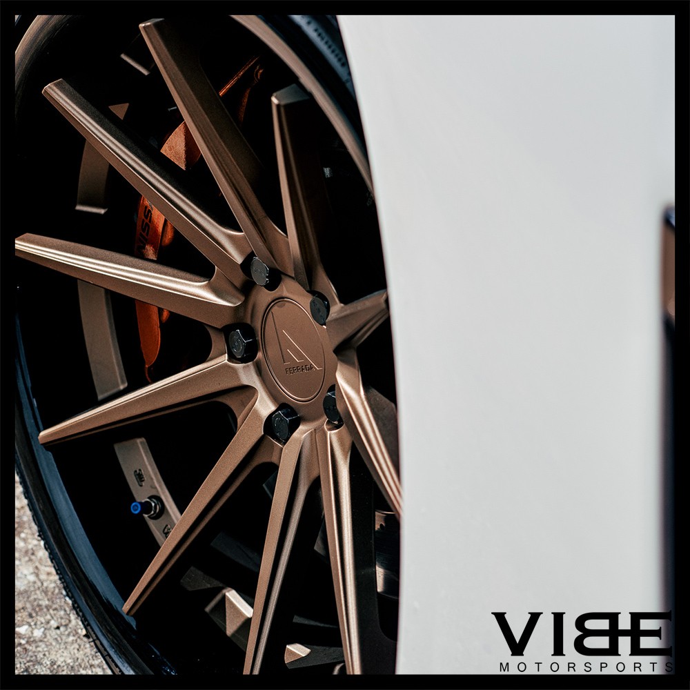 20" FERRADA FR4 BRONZE CONCAVE WHEELS RIMS FITS AUDI R8