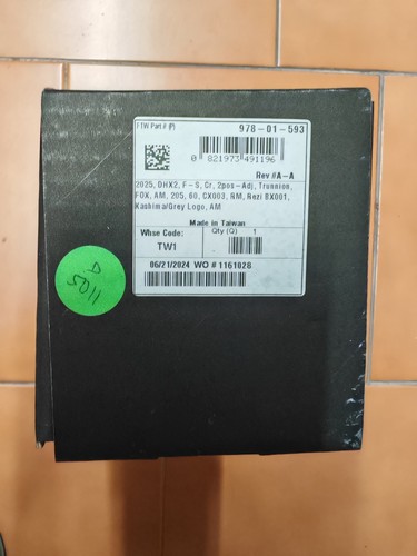 DHX2 2025 Fox Factory Kaschima 205x60/65 Trunnion - Picture 2 of 6