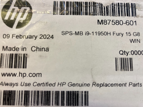 NOWA ZAPIECZĘTOWANA PŁYTA GŁÓWNA HP M87580-601 i9-11950H NVIDIA ZBook Fury G8 (z VAT) - Zdjęcie 3 z 4
