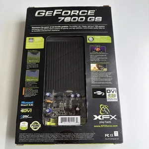 XFX MSI Nvidia 7600GS 512MB PCI-e DVI Carte vidéo PV-T73P-YDJ3 neuf
