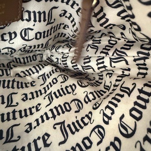 Borsa a tracolla donna Juicy Couture chino marrone stampa logo gotico - Foto 3 di 9