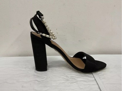 Sam Edelman Yanelli Black Faux Pearl Block Heel Sandals Women's Size 7 NEW $140 - Picture 6 of 10