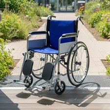 Altus Self-Propelled Folding Wheelchair Portable Lightweight Mobility-Orange UK