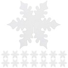  50 Pcs Name Cards for Wedding Table Snowflake Place Snowflakes Placecards