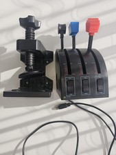 Logitech G Saitek Pro Flight Throttle Quadrant and clamp