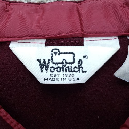 Vintage Woolrich Jac Shirt Mens XL Maroon Wool Blend Flannel Jacket Made In USA - Picture 11 of 12