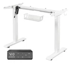 MAIDeSITe Height Adjustable Electric Standing Desk Frame T1 Pro Heavy Duty Steel