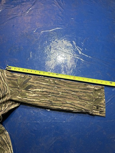 Vtg Liberty Realtree Hunting Coveralls Mens Uninsulated Camo 1 Piece Suit - Picture 12 of 15