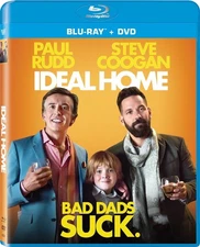 Ideal Home (Blu-ray, 2018) ---LIKE NEW-----B98