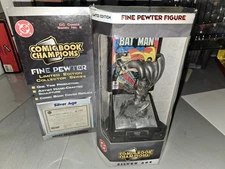 Robin Pewter Figure 1984 Silver Age DC Comic Book Champions COA 1997